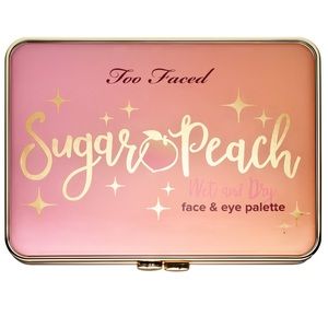 Sugar Peach Wet and Dry face and eye palette